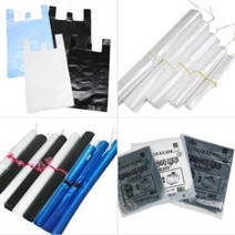 손잡이봉투 비닐봉지 마트용 검정 백색 청색투명 쓰레기분리수거용 대봉 재활용봉투 봉다리, 손잡이봉투2호(청색)