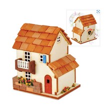 영공방 DIY 태엽오르골 프로방스 집만들기 나무입체모형 입체퍼즐 목재모형키트 YM-947