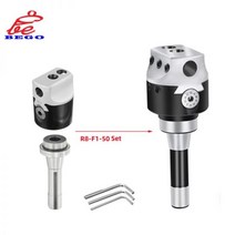 호환 공구 머신 보링 1set R8 홀더 + F1 헤드 50 75 100 바 12mm 18mm 25mm 조정 가능한 정밀 0.01 밀링, R8-(F1-25)-(7-16)