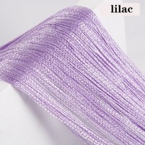 실커튼 멀티 컬러 옵션 100CM X 200CM 스레드 라인 커튼 거실 문 벽 창 패널 술 944519, lilac