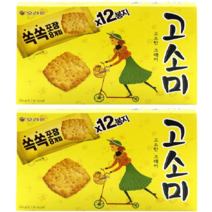 오리온 고소미 216g x 2개 / 과자 스낵 크래커, 1세트