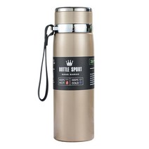 스테인리스 스틸 보온병 600ml 온도 디스플레이 스마트 진공 플라스크 선물, 04 금_03 1000ml