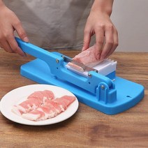 가정용 육절기 고기 써는 기계 수동 절단기 미끄럼 방지 손잡이 양 롤 커터 다기능 쇠 절단기 가정 요리를위한 날카로운 칼날, 없음