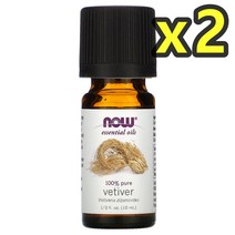 나우푸드 에센셜오일 100% 퓨어 베티베르 10ml 2개