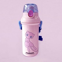 포켓몬스터 어깨끈 크로스 물통 아동 어린이 물병 480미리, 뮤