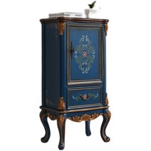 영국엔틱가구 명품고가구 고가구거실장 이조가구, 샴페인 골드 사이즈 60x40x120 cm