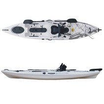 1인승 피싱 카약 레져용 보트 낚시카약 Kayak 카누 배, 스카이블루