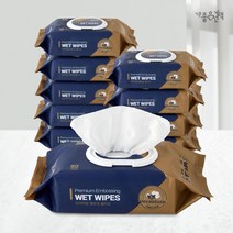 기분좋은선택 프리미엄 엠보싱물티슈 (80매 x 10팩) 물티슈