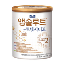 앱솔루트 센서티브 분유 2단계, 450g, 1개