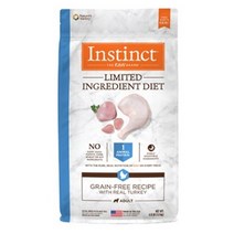 인스팅트 어덜트 네이처스버라이어티 LID 독 키블 강아지 건식사료, 칠면조, 9kg, 1개