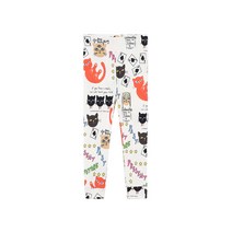 22FW MINI RODINI 미니로디니 키즈 캣 패턴 레깅스 멀티 22630112