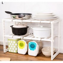 [Su♭] 주방선반 씽크인 싱크 그릇 정리 싱크인 다용도 부엌 냄비 프라이팬 _Πj_ea, !기본상품!