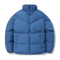 VOLCOM Warm Winter 에센셜 오버핏 다운 숏패딩 블루
