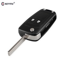 KEYYOU 원격 키 셸 케이스 커버 OPEL VAUXHALL Insignia Astra Zafira 용 Chevrolet Cruze Buick 2 버튼