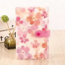 사진첩만들기 제작 포토머그컵 슬롯 간단한 보관 앨범 스티커 작은 정렬 네일 아트 꽃 책 커버 홀더 정리 액세서리, 3.pink