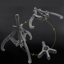 기어 풀러 다기능 키트 가역 플라이 휠 풀리 제거 추출기 허브 베어링 도구 4 인치 100mm 3 턱