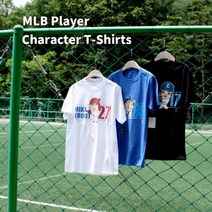 MLB 메이저리그 선수 캐릭터 티셔츠
