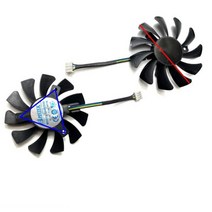 ZOTAC GeForce GTX 970 4GB 그래픽 카드 냉각 듀얼 팬, 02 EM-A Pair of Fans