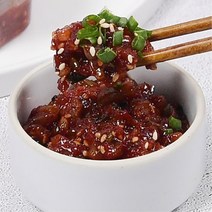 직장인 도시락반찬 비빔밥용 깔끔담백 비빔젓갈 500g 영양소 집