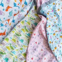 경주인견 유아동/성인(주니어) 홑이불, 핑크 래빗