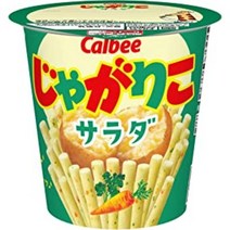 쟈가리코 과자 자가리코 감자 과자 일본 감자 과자 스낵 calbee 가루비 자가리코, 치즈맛, 12개, 57g