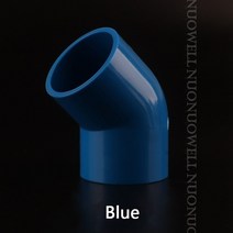 PVC 배관자재 강관파이프 게이트밸브 수도배관자재 파이프 커넥터 I.D 20 110mm 팔꿈치 물 튜브 조인트 관개 피팅 소켓 어댑터 5 개, [01] 20mm, [03] Blue