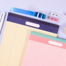 B5 A4 모눈 떡메 옥스포드 노트 2type [떡메모지 FRAISEL 공시, 상세설명 참조, A4 핑크
