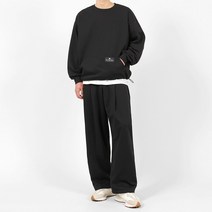 DY 3단쭈리 스트링 티셔츠 와이드 트레이닝 팬츠 세트 남녀공용 커플룩