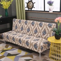 소파커버 쇼파 sofa cover 천갈이 덮개 거실 용 탄성 침대 타월 미끄럼 방지 면, 160cm - 185cm, 컬러19