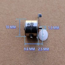BLDC 서보 소형 스텝 스테핑 감속모터 감속기 엔코더 미니 dc 5v 마이크로 10mm 2상 영구 자석 스테퍼 모터 4선 디지털 제품용 소형 정밀 스테핑 모터, B형