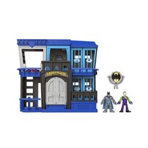 피셔프라이스 Imaginext DC 슈퍼 프렌드 고담 시티 감옥 충전 배트맨과 조커 피규어가 있는 놀이 세트 만 3세에서 8세 미취학 아동용 아마존 독점, playset