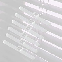 베란다버티컬 버티컬커튼 수직블라인드 원단 블라인드 슬랫 상단 행거 89mm 수직 이중 구멍 플라스틱 홀더