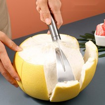 자몽칼 오렌지칼 위생적인스테인레스 자몽껍질까는칼 오렌지껍질벗기는칼, 23cm