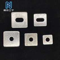앙카판 5개입 베이스 클램프 비계 플레이트 스텐 스틸, 60×60×4구멍 13