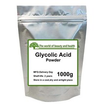 화장품원료 DIY 재료 글리콜산 분말은 피부를 개선하고 주름 여드름 흉터 색소, 1000g