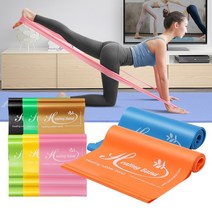 헬스용품 어깨운동 탄력고무밴드 다이어트 홈트, 상품선택, 라텍스밴드 초급용 핑크, 초급용 핑크