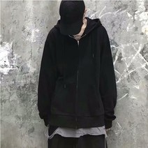 얇은 후드집업 여름 오버핏 회색 무지 간절기 후드집업