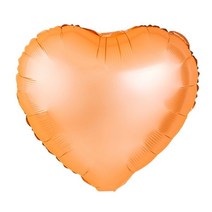 바보사랑 (원팩) 18인치 하트은박 새틴럭스 (21컬러) partypang.파티팡, 상세설명 참조, 새틴피치