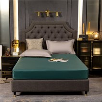 어싱 접지 매트 패드 레이온 침대 시트 매트리스 컬러 방수 탄성 밴드., pillowcase x2, 04 green