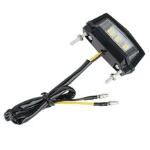 바이크 오토바이용달 트레일러 범용 12V LED 번호 번호판 라이트 자동차 보트 오토바이 항공기 RV 트럭 외부 램프