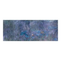 [모네]명화 파노라마 캔버스 액자_5:1_반사된나무들250x50cm