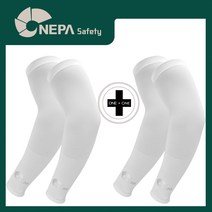 네파 1+1 쿨토시 팔토시 심리스 여름 자전거 골프 낚시 블랙 화이트, 화이트+화이트