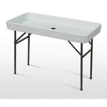 야외 캠핑 테라스 접이식 가든파티 얼음 테이블 120cm / 행사용 작업용 연회용 연회장