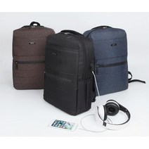 직장인 노트북 usb 30대남성 출근가방 백팩 경량 심플