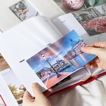 여행 기차표 사진정리용 빈티지 포토앨범, 리브리움 사진앨범 그린