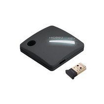 Hideez Key 4: 다기능 FIDO2/U2F 보안 키 하드웨어 암호 매니저 OTP 생 전자 도어용 RFID 키 카드 블루투스/NFC/마이크로 USB 연결 인증 FIDO 인증기, Bundle with Bluetooth Adapter