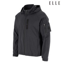 엘르골프 2023FW_립스탁 후드 탈부착 홑겹 점퍼 (남) 6J51301-192