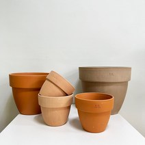 루아데코 디그리아 이태리토분 팽이화분 빈티지토분 분갈이화분 홈가드닝, 30호, 황토색