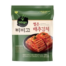 CJ더마켓 집반찬 집밥 가정식 자취템 탑티어 비비고 썰은배추김치 배추 총각 열무 국산 업소용 김치 100G, 8개