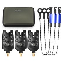 Lixada 낚시 경보 JY-1-3 + 키트 SW-18 스윙 블루, 푸른